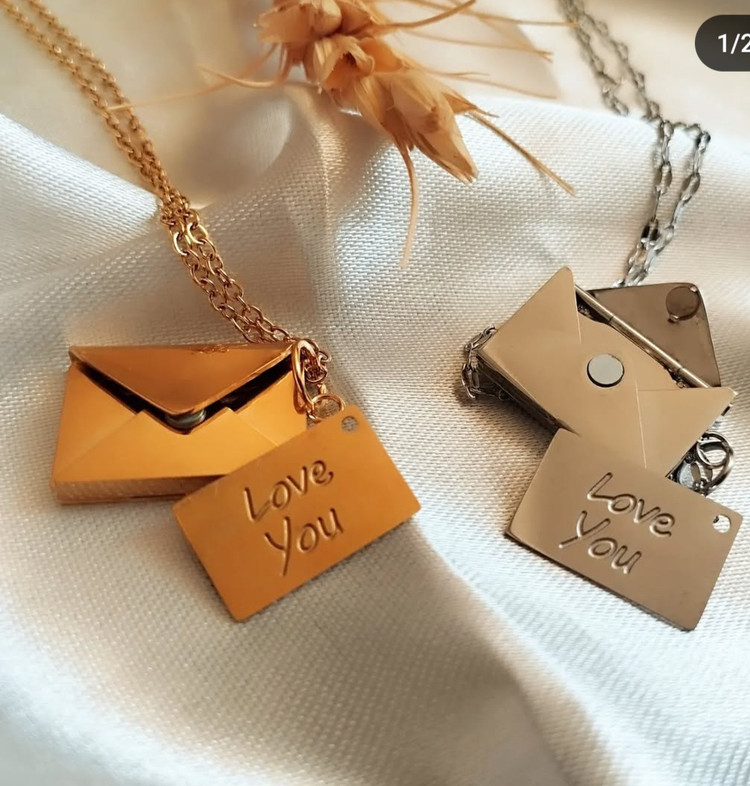 گردنبند پاکت عشق