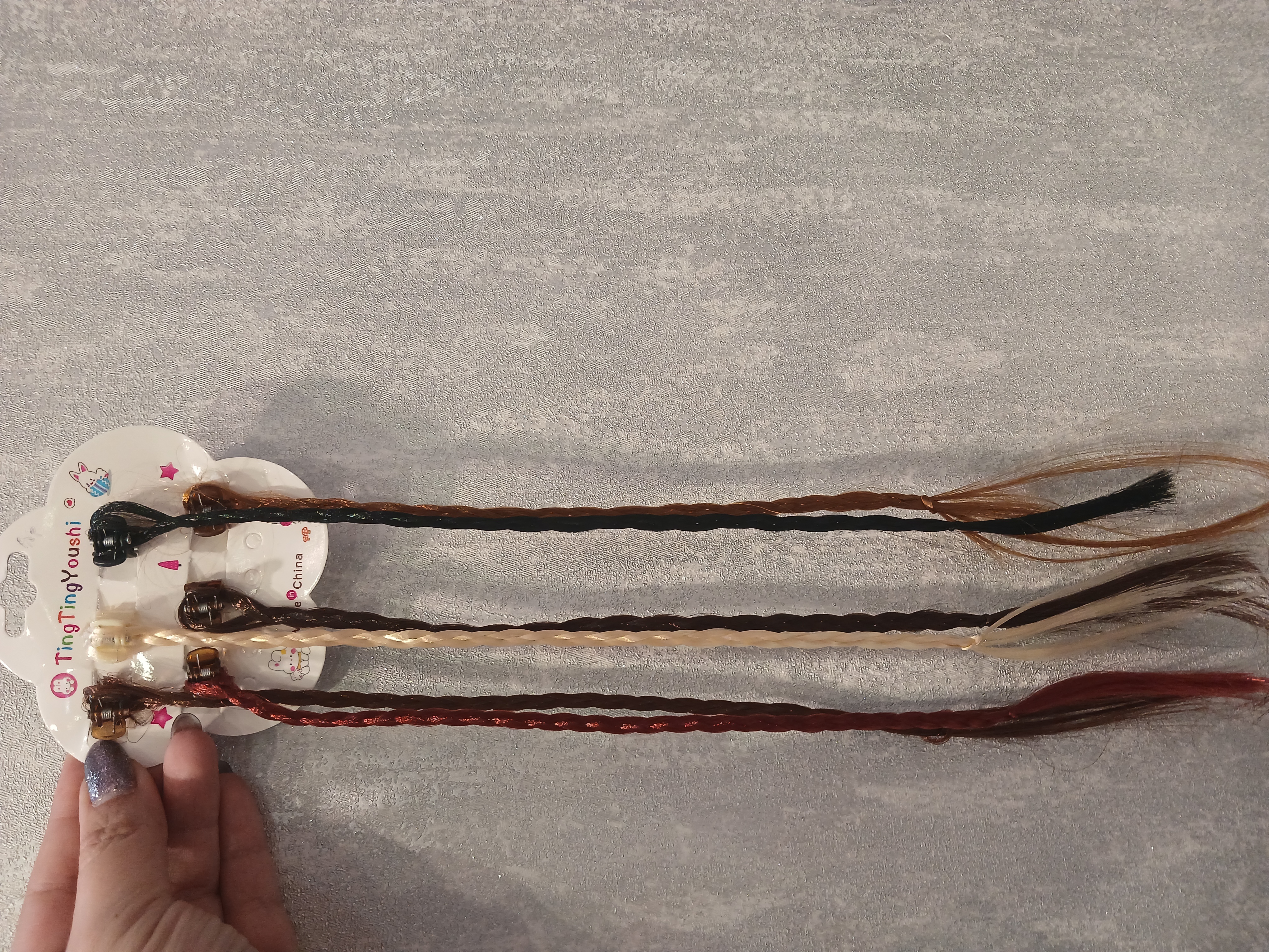 موی بافت آویزدار کلیپسی دخترانه و بچگانه