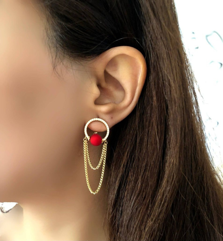 گوشواره های استیل دارای کیفیت بالا جواهری