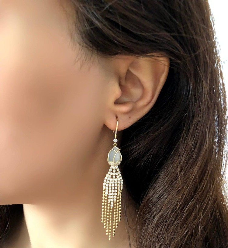 گوشواره های استیل دارای کیفیت بالا جواهری